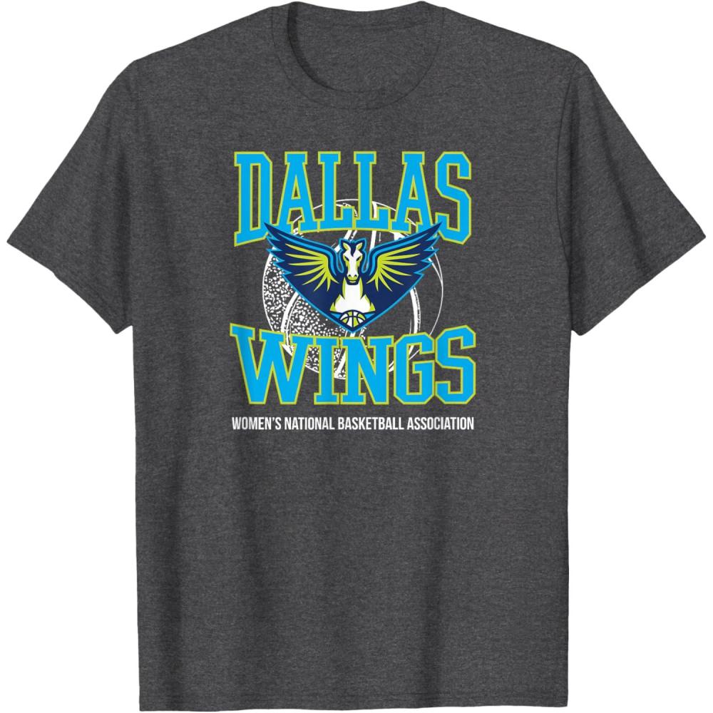 imageWNBA Dallas Wings Home Court Game Day TShirtDark Heather Grey