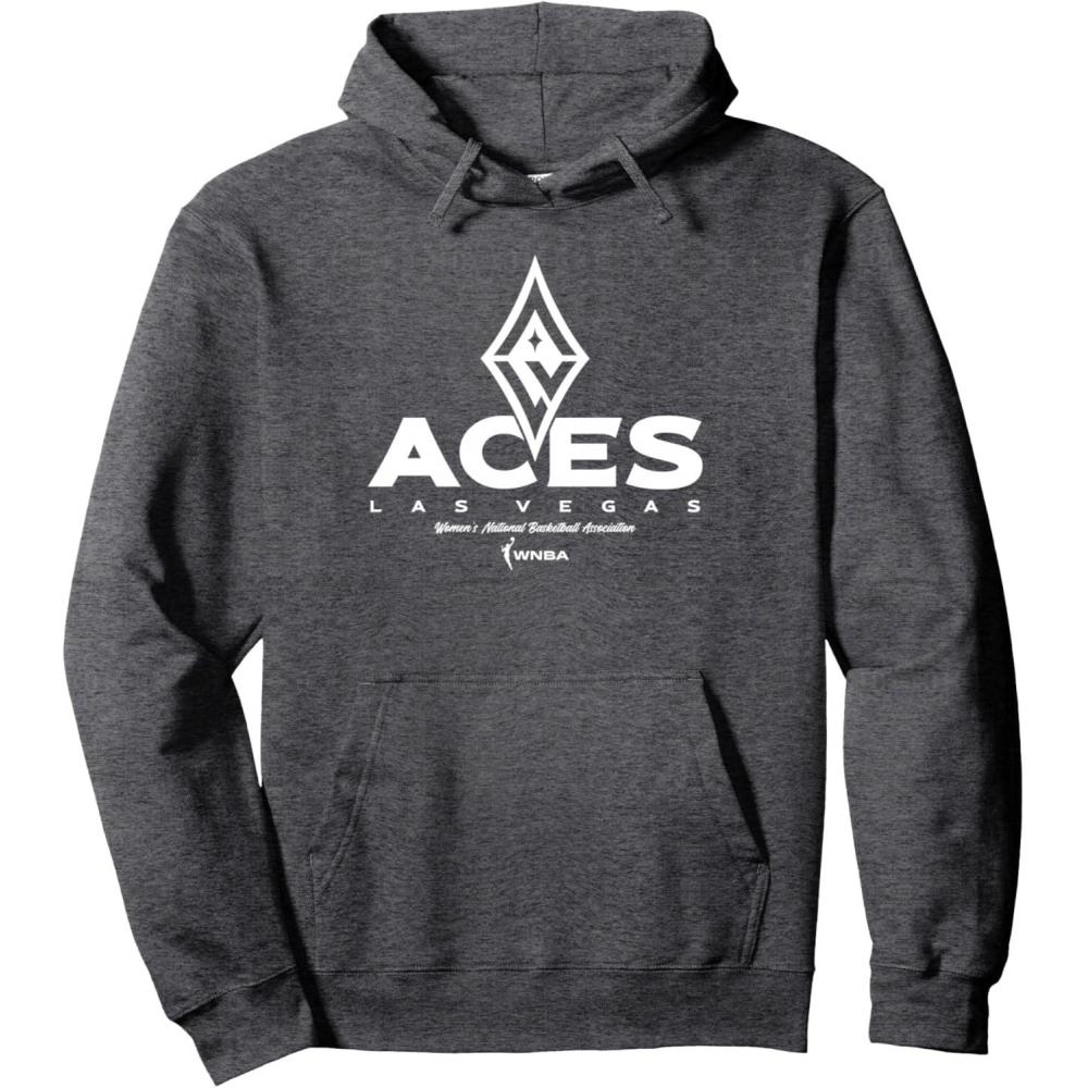 imageWNBA Las Vegas Aces Ace High Pullover HoodieDark Heather Grey