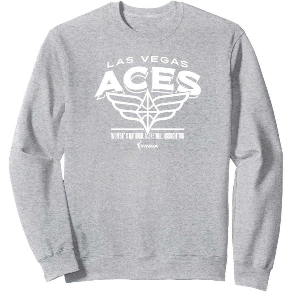 imageWNBA Las Vegas Aces Full House SweatshirtHeather Grey