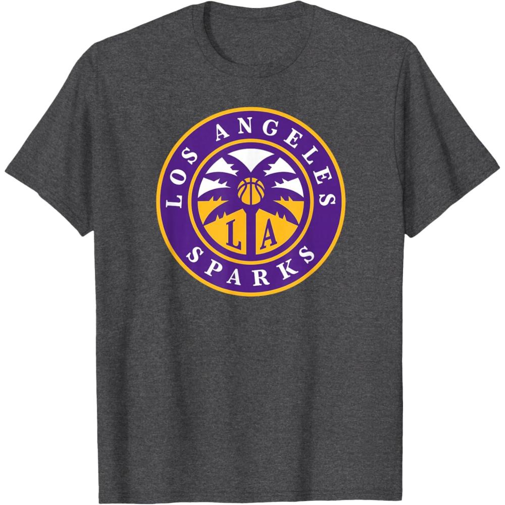 imageWNBA Los Angeles Sparks Fan Base TShirtDark Heather Grey