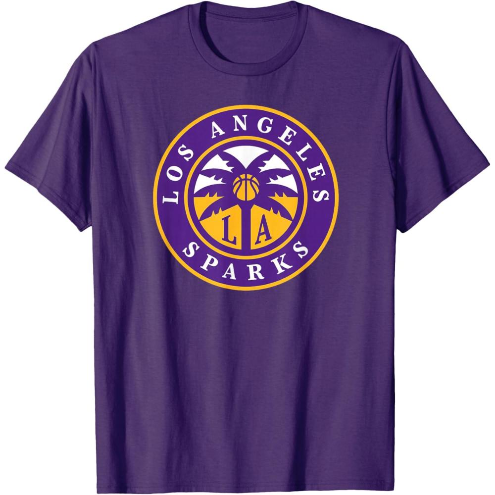imageWNBA Los Angeles Sparks Fan Base TShirtPurple