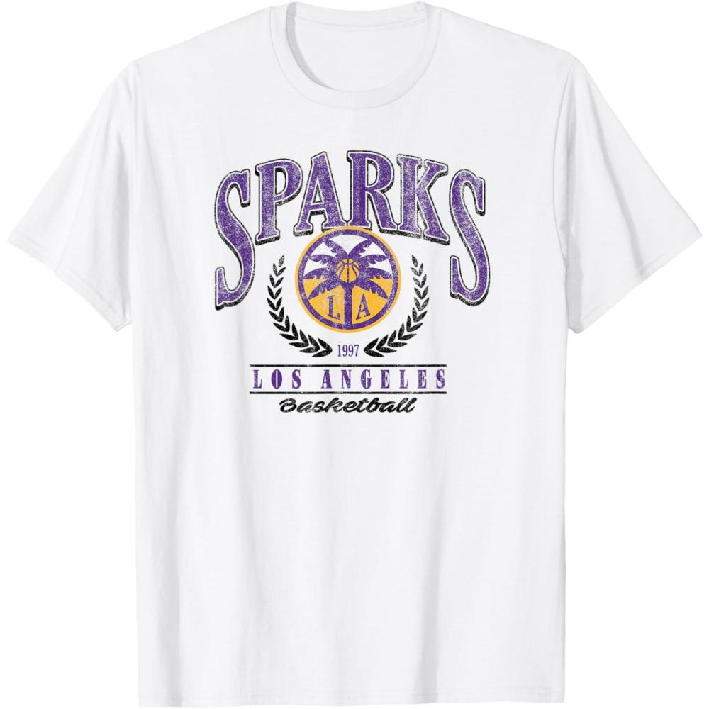 imageWNBA Los Angeles Sparks Top Class Out of Bounds TShirtWhite