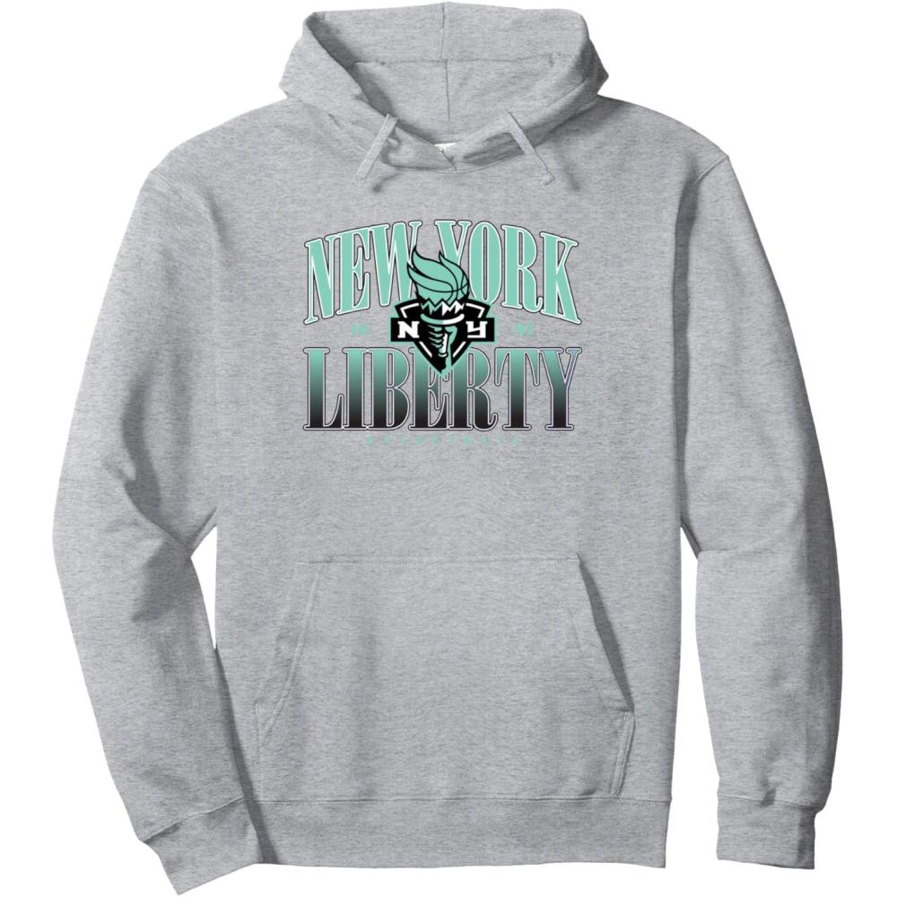 imageWNBA New York Liberty Courtside Pullover HoodieHeather Grey