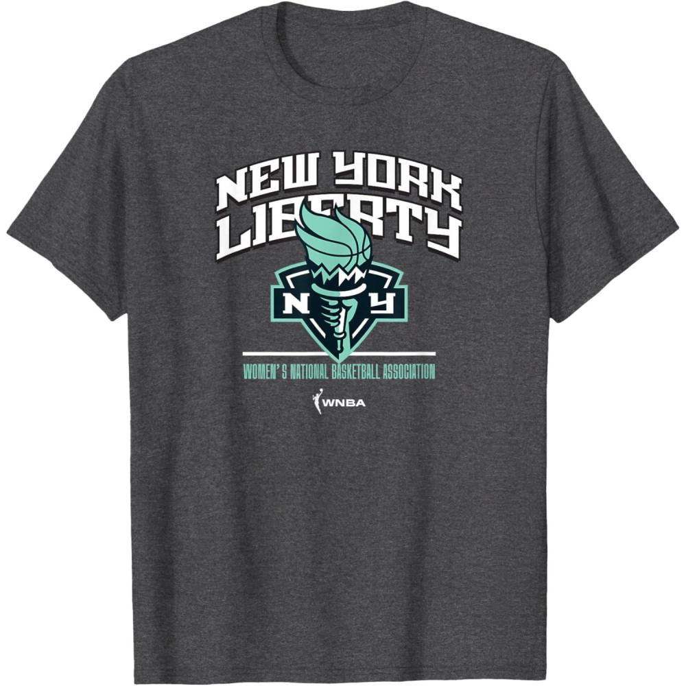 imageWNBA New York Liberty Jump Start TShirtDark Heather Grey