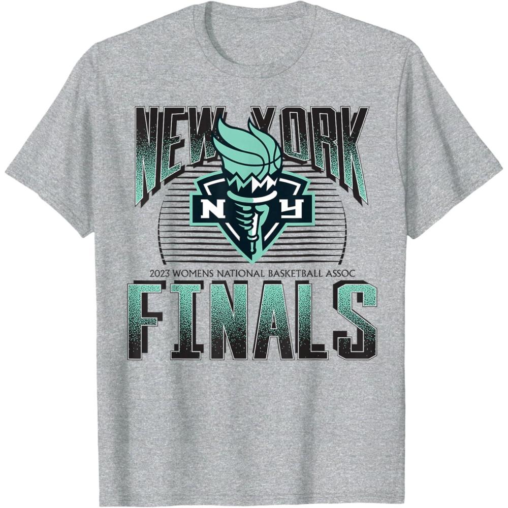 imageWNBA New York Liberty Time to Shine Finals Game Day TShirtHeather Grey