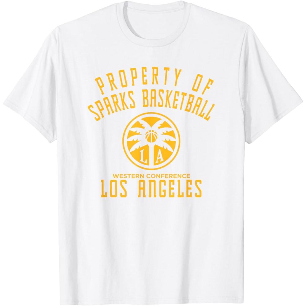 imageWNBA Property Of Los Angeles Sparks Licensed TShirtWhite