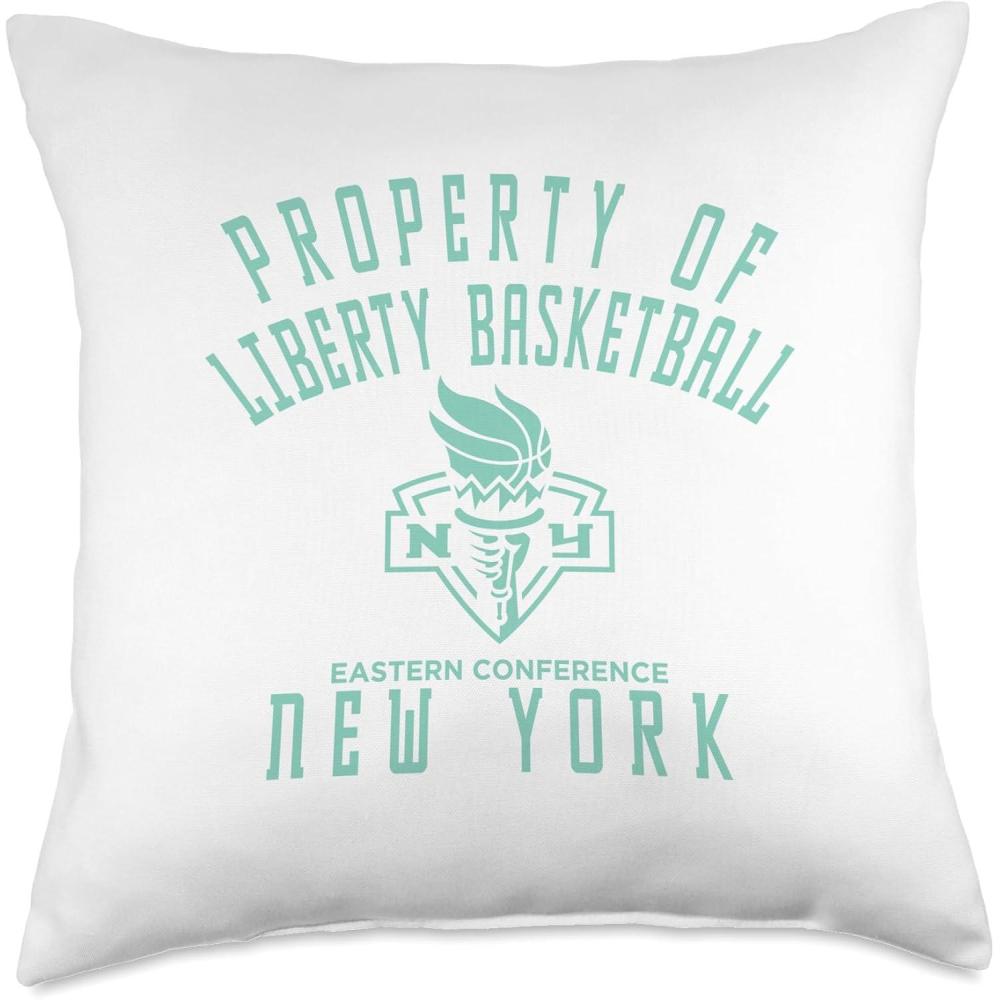 imageWNBA Property Of New York Liberty Licensed Throw Pillow