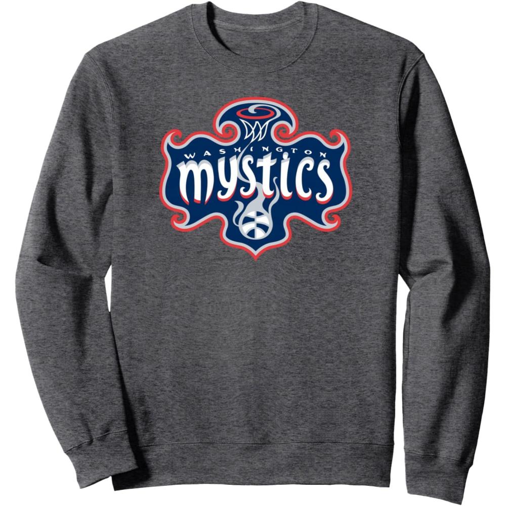 imageWNBA Washington Mystics Fan Base SweatshirtDark Heather Grey