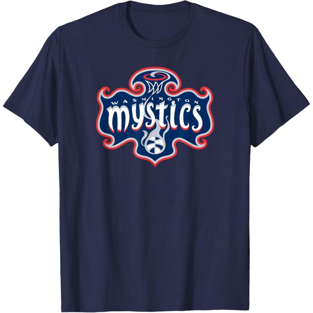 imageWNBA Washington Mystics Fan Base TShirtNavy Blue