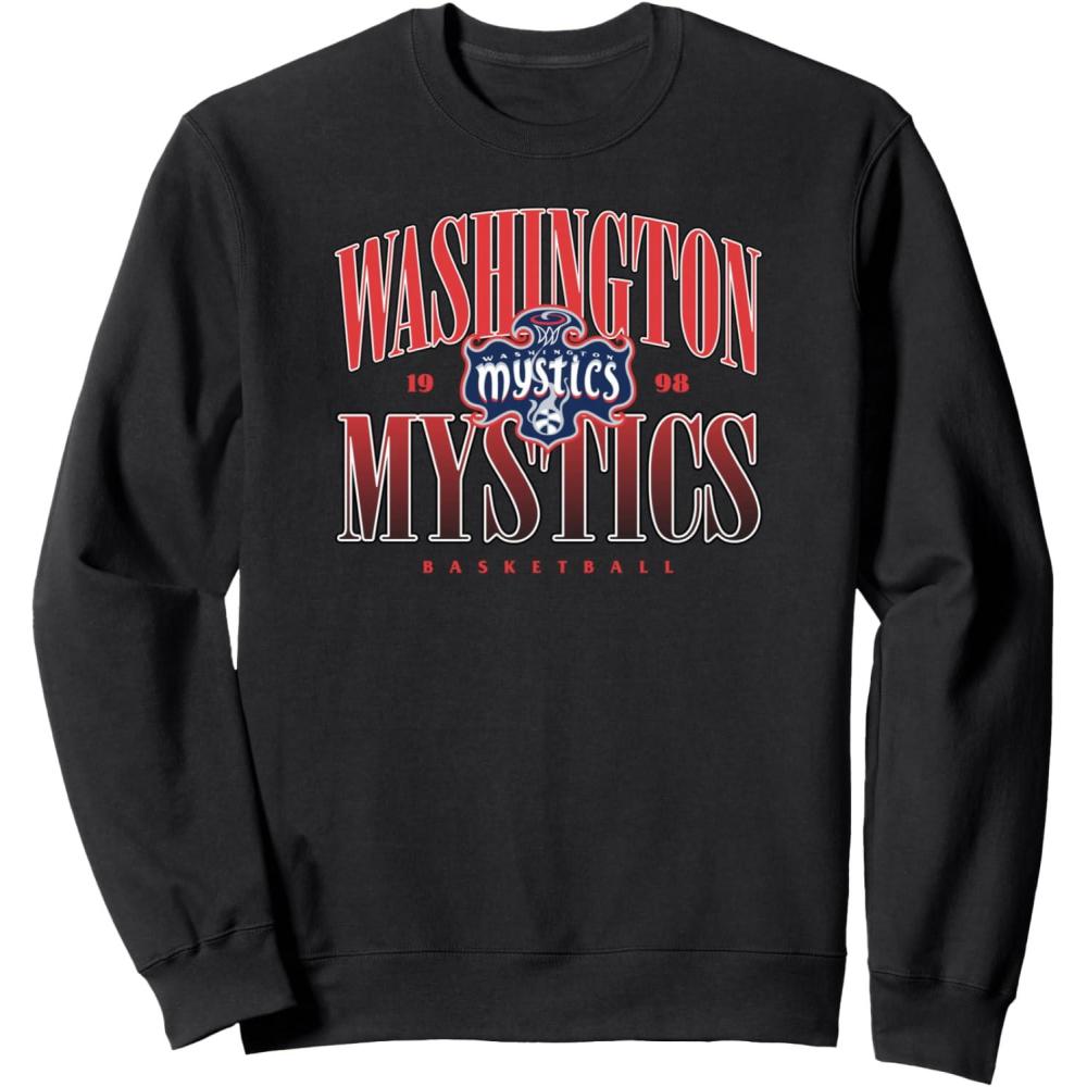 imageWNBA Washington MysticsCourtside SweatshirtBlack