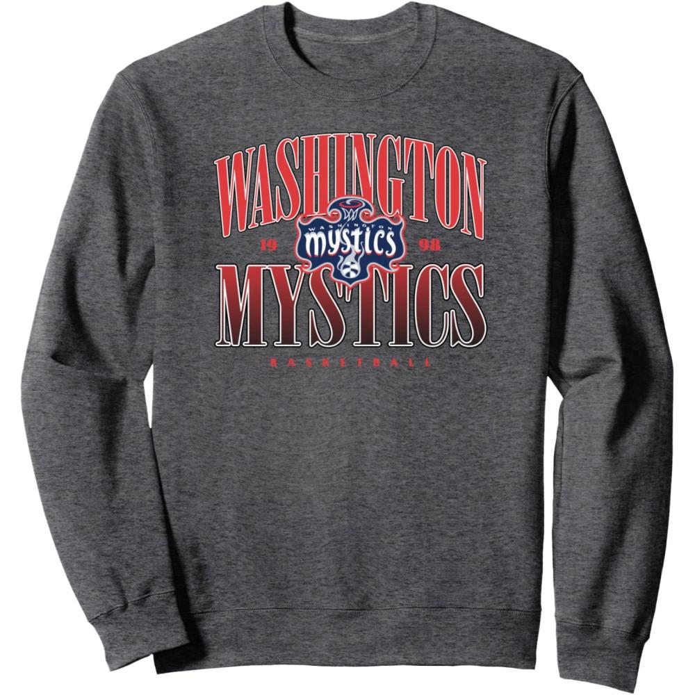 imageWNBA Washington MysticsCourtside SweatshirtDark Heather Grey