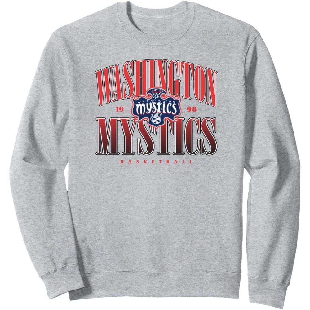 imageWNBA Washington MysticsCourtside SweatshirtHeather Grey