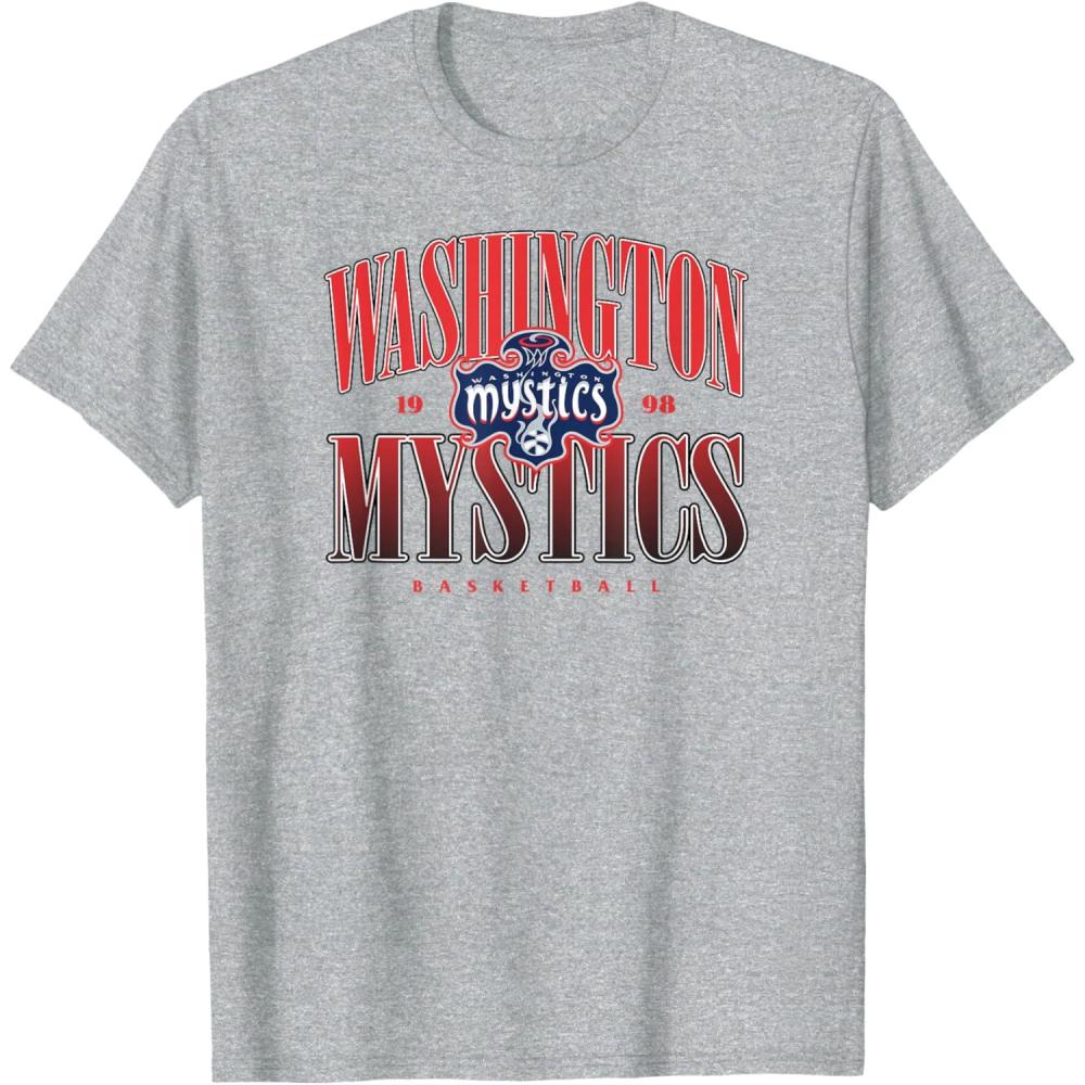 imageWNBA Washington MysticsCourtside TShirtHeather Grey