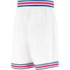 Ultra Game Men’s NBA Official Active Knit 8″ Showtime Basketball Training Shorts(White)