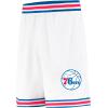 Ultra Game Men’s NBA Official Active Knit 8″ Showtime Basketball Training Shorts(White)