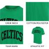 Ultra Game Men’s NBA Official Embroidered Letters Super Soft T-Shirt(Team Color)