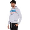 Ultra Game Men’s NBA Official Fleece Hoodie Pullover Sweatshirt Primo Metallic, Oklahoma City Thunder, Heather Gray, XX-Large