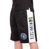 Ultra Game Men’s NBA Official Mesh Basketball Shorts(Minnesota Timberwolves)