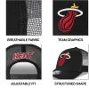 Ultra Game Men’s NBA Official Snap Back All Around The World Trucker Baseball Cap Hat(Black)