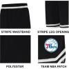 Ultra Game Men’s NBA Official Soft Air Mesh Ultimate Basketball Shorts-Classic Fit(Black)