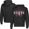 Ultra Game Men’s NBA Official Super Soft Get Right Hoodie Sweatshirt(Black)