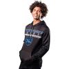 Ultra Game Men’s NBA Official Super Soft Midtown Hoodie Sweatshirt(Black)