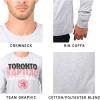 Ultra Game Men’s NBA Official Super Soft Supreme Long Sleeve T-Shirt(Heather Gray)