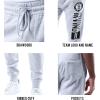 Ultra Game NBA Mens NBA Joggers Sweatpants for Men(Heather Charcoal)