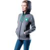 Ultra Game NBA Womens Standard Full Zip Hoodie Sweatshirt Jacket(Heather Charcoal)