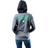 Ultra Game NBA Womens Standard Full Zip Hoodie Sweatshirt Jacket(Heather Charcoal)