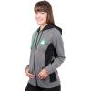 Ultra Game NBA Womens Standard Full Zip Hoodie Sweatshirt Jacket(Heather Charcoal)