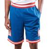 Ultra Game NBA mens Chrome Basketball Shorts(Royal Blue)
