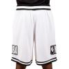 Ultra Game NBA mens Chrome Basketball Shorts(White)
