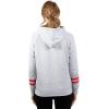 Ultra Game NBA womens Soft Fleece Crop Top Pullover Hoodie Womens(Heather Gray)