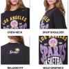 Ultra Game WNBA Unisex-Adult WNBA Official Super Soft Oversized Crewneck Sweatshirt(Team Color)