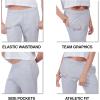 Ultra Game WNBA Womens WNBA Official Supremely Soft Jogger Sweatpants(Heather Gray)