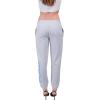 Ultra Game WNBA Womens WNBA Official Supremely Soft Jogger Sweatpants(Heather Gray)