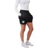 Ultra Game WNBA Womens WNBA Official Timeless Basketball Training Shorts(Black)