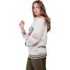 Ultra Game WNBA unisex-adult Wnba Official Super Soft Kaleido Hoodie Sweatshirt(White)