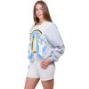 Ultra Game WNBA womens Wnba Official Super Soft Showtime Crew Sweatshirt(Heather Gray)
