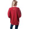 Ultra Game Women’s NBA Official Extra Soft Fleece Distressed Oversized Pullover Sweatshirt(Team Color 20)