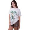 Ultra Game Women’s NBA Official Standard T-Shirt & Short Casual Lounge Set(White)