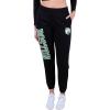 Ultra Game Women’s NBA Official Super Soft Active Fleece Sweatpants Joggers(Black)