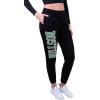 Ultra Game Women’s NBA Official Super Soft Active Fleece Sweatpants Joggers(Black)