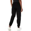 Ultra Game Women’s NBA Official Super Soft Active Fleece Sweatpants Joggers(Black)