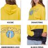 Ultra Game Women’s WNBA Official Super Soft Stellar Hoodie Sweatshirt(Team Color)