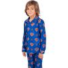 Ultra Game Youth NBA Official 2-Piece Super Soft Button Down Pajamas Set(Toddler Sizes)