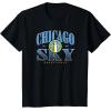 WNBA Chicago Sky Courtside T-Shirt(Black)