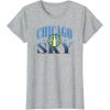 WNBA Chicago Sky Courtside T-Shirt(Heather Grey)