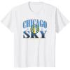 WNBA Chicago Sky Courtside T-Shirt(White)